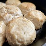 cast iron skillet biscuits stove top